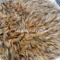 Two Tone Jacquard Long Pile Fake Fur